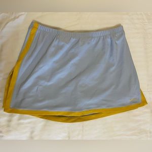 Vintage Women’s Nike Athletic Skort. Size Medium, Blue and Yellow colors